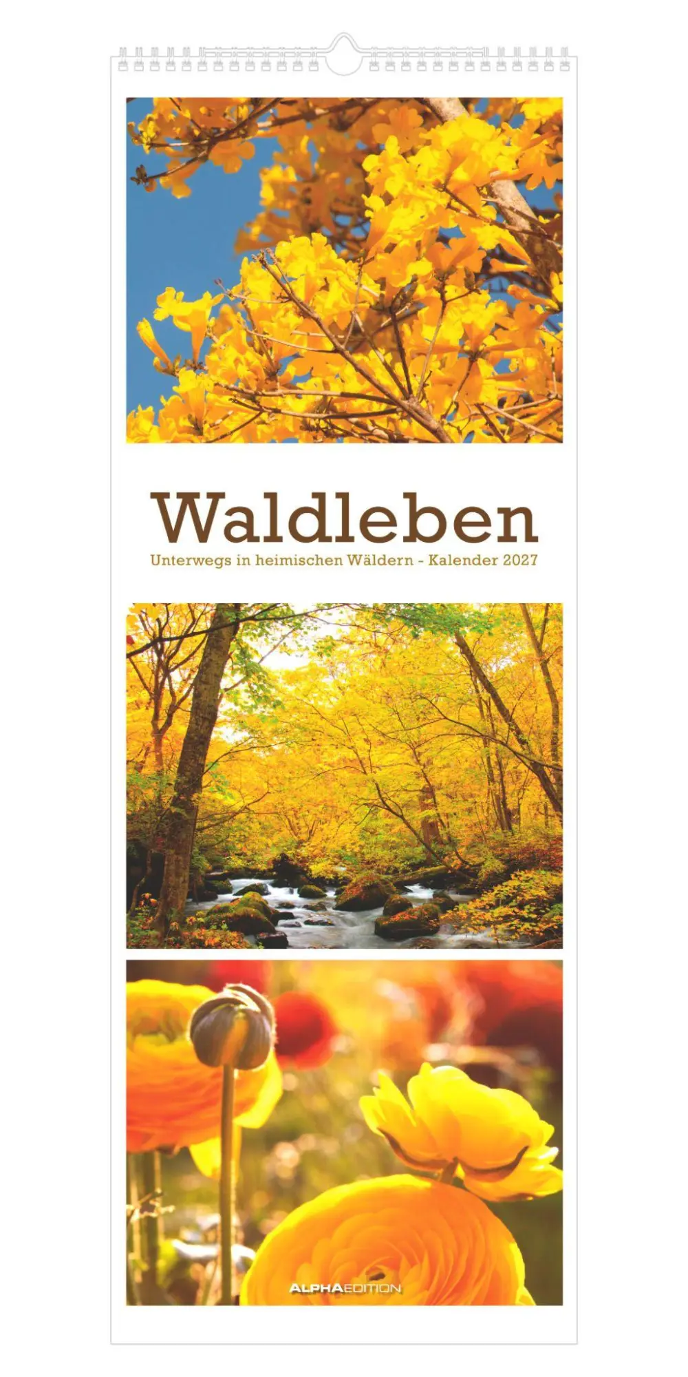 Cover: 4069095016835 | Waldleben - Triplets 2027 | Neumann Verlage GmbH &amp; Co KG | Kalender