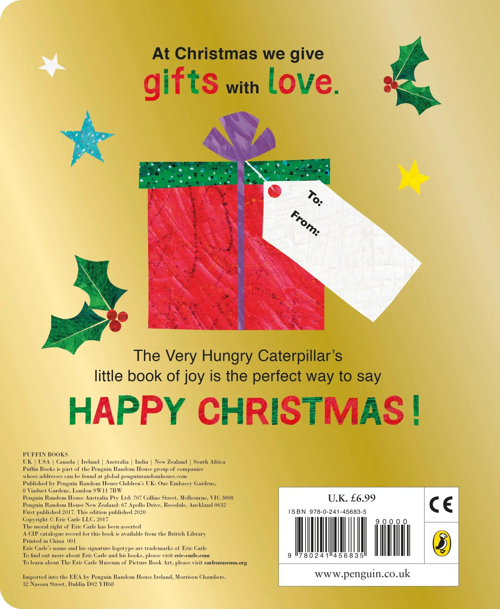 Rückseite: 9780241456835 | Happy Christmas from The Very Hungry Caterpillar | Eric Carle | Buch