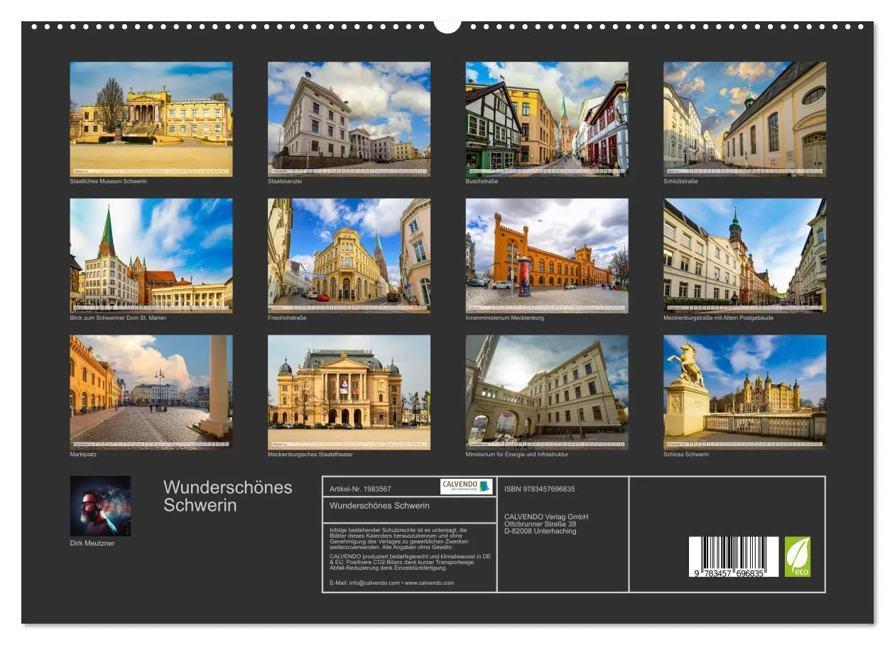 Bild: 9783457696835 | Wunderschönes Schwerin (hochwertiger Premium Wandkalender 2026 DIN...