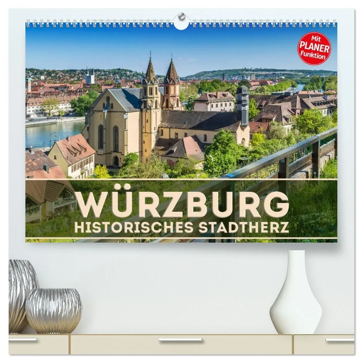 Cover: 9783457766835 | WÜRZBURG Historisches Stadtherz (hochwertiger Premium Wandkalender...
