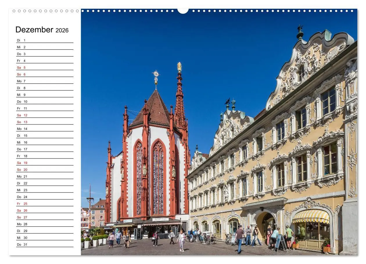 Bild: 9783457766835 | WÜRZBURG Historisches Stadtherz (hochwertiger Premium Wandkalender...