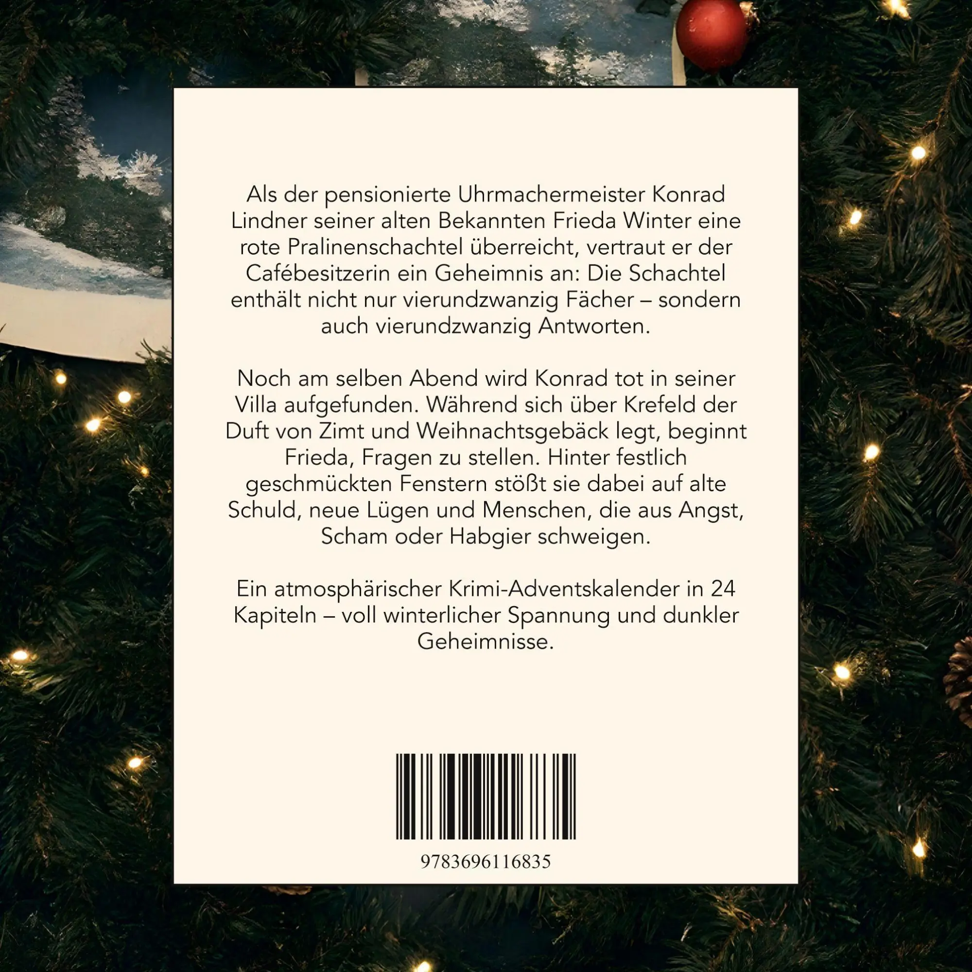 Rückseite: 9783696116835 | Mord in Krefeld | Der Krimi-Adventskalender in 24 Akten | Julia Fuchs