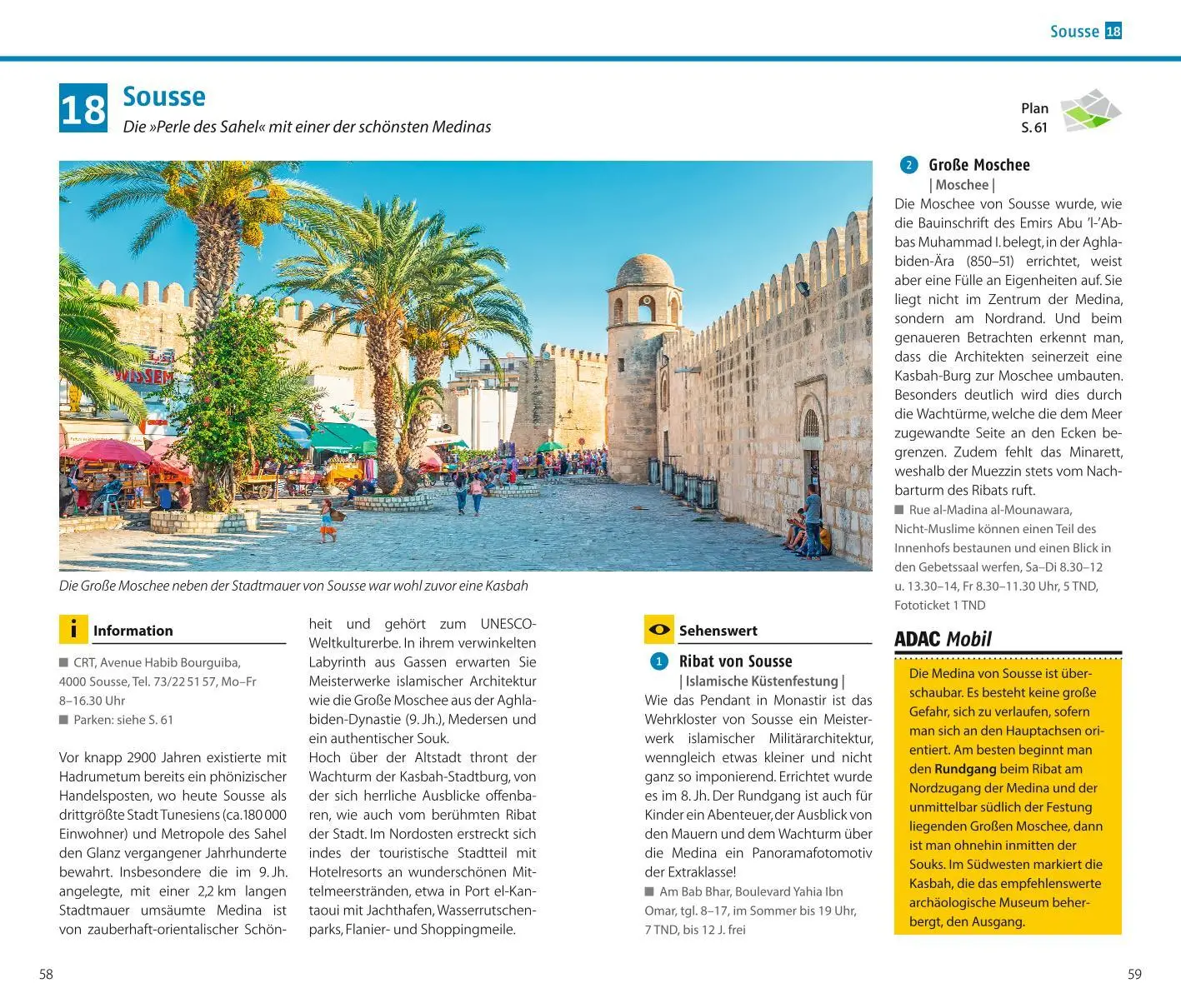 Bild: 9783956896835 | ADAC Reiseführer Tunesien | Jan Marot | Taschenbuch | ADAC Reiseführer