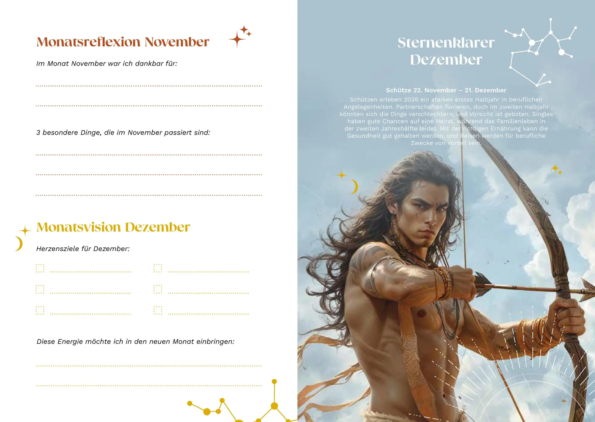 Bild: 9783982606835 | Visions in Time Flow 2026 | Kreativtagebuch &amp; Planer 2026 | Bunz