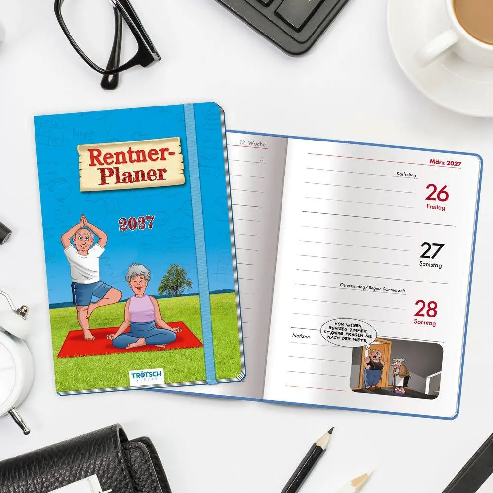 Bild: 9783988026835 | TRÖTSCH - Buchkalender Rentnerplaner 2027 | KG | Kalender | 160 S.