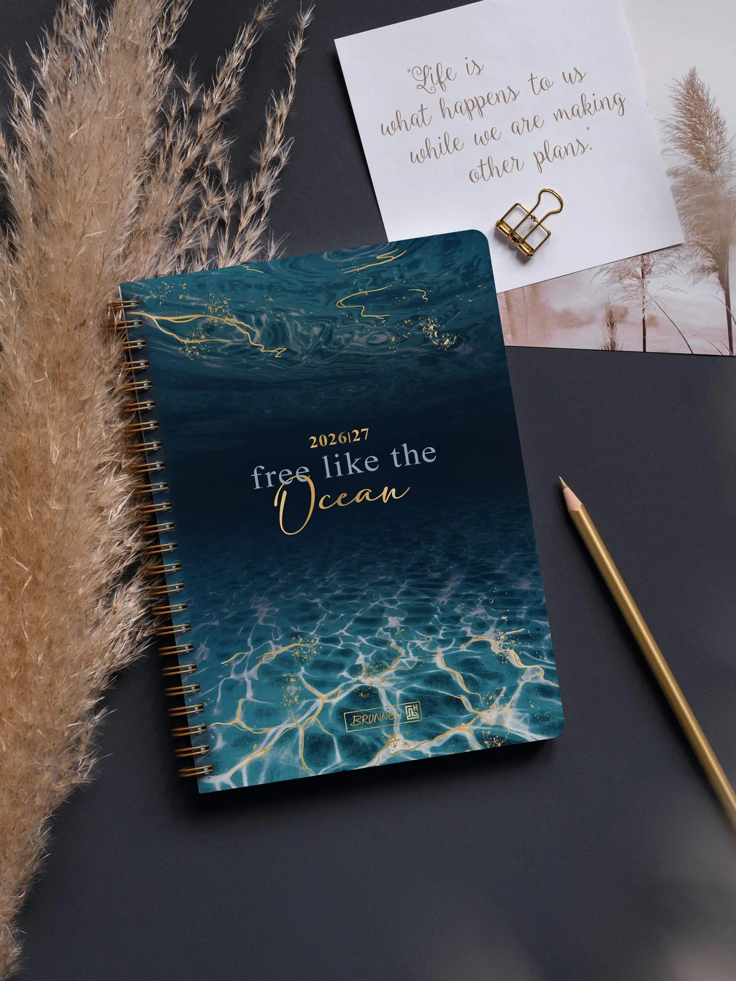 Bild: 4061947156935 | Schülerkalender Style 2026/2027 "Ocean" A5, Kunststoff | Buch | 192 S.