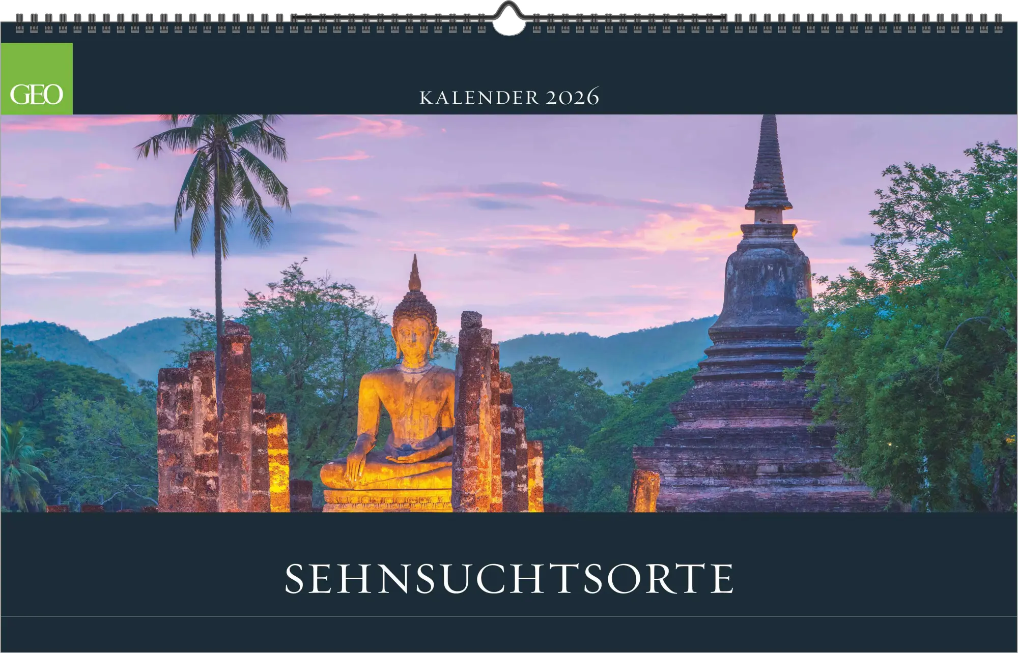 Cover: 4069095006935 | GEO Sehnsuchtsorte 2026 - Wand-Kalender - Reise-Kalender -...
