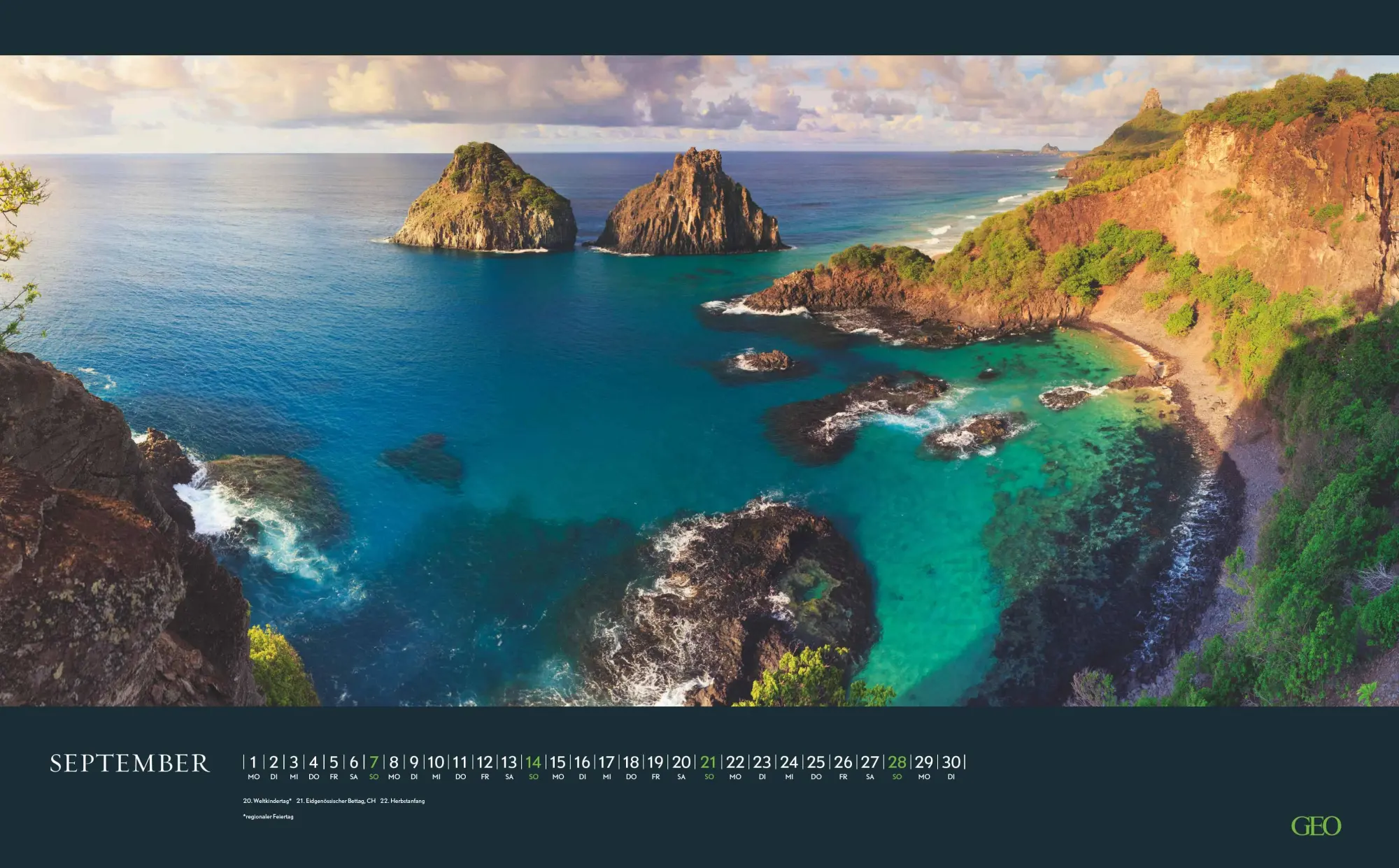 Bild: 4069095006935 | GEO Sehnsuchtsorte 2026 - Wand-Kalender - Reise-Kalender -...