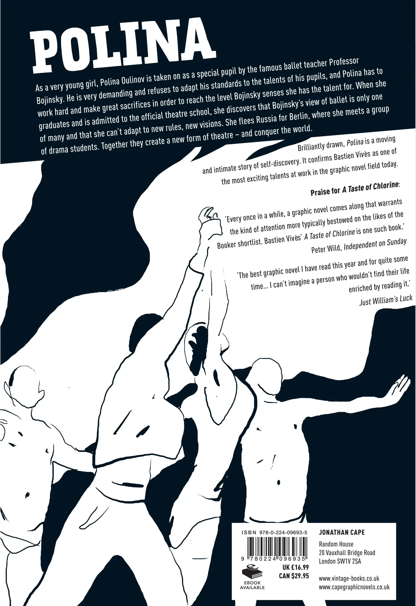 Rückseite: 9780224096935 | Polina | Bastien Vivès | Buch | Englisch | 2014 | EAN 9780224096935