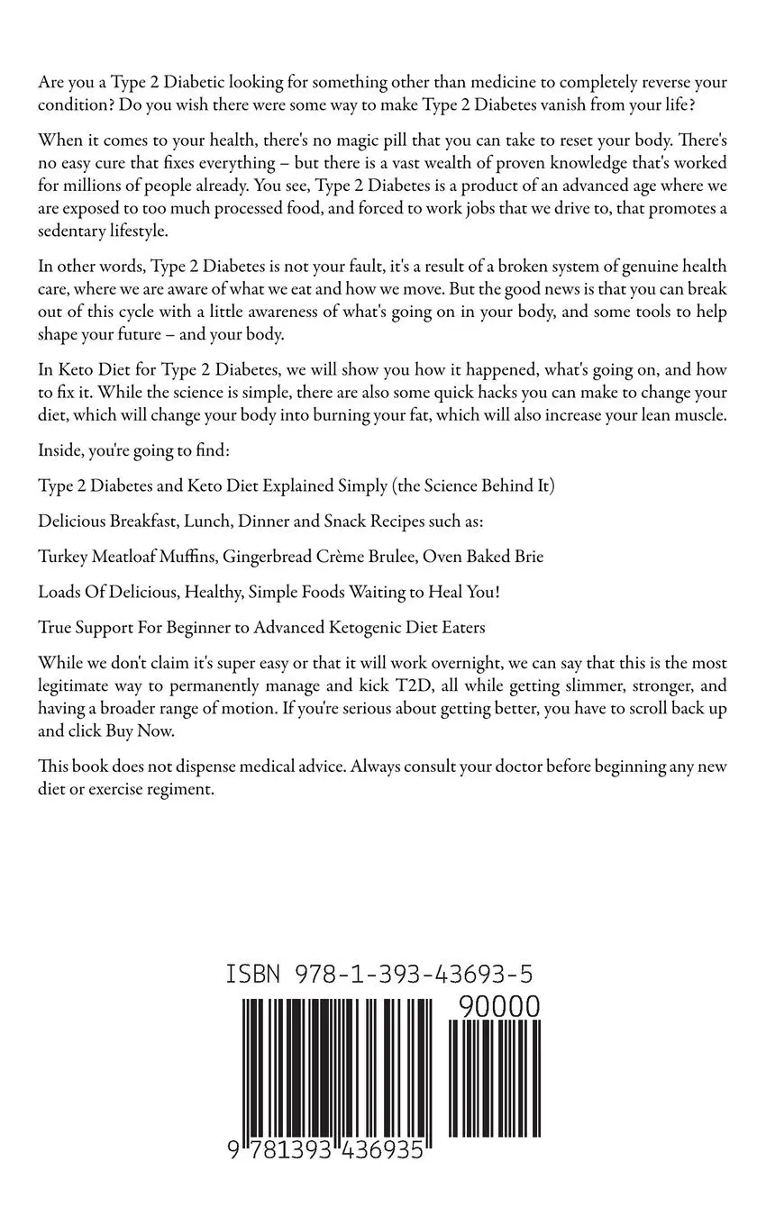 Rückseite: 9781393436935 | Keto Diet for Type 2 Diabetes,How to Manage Type 2 Diabetes Through...