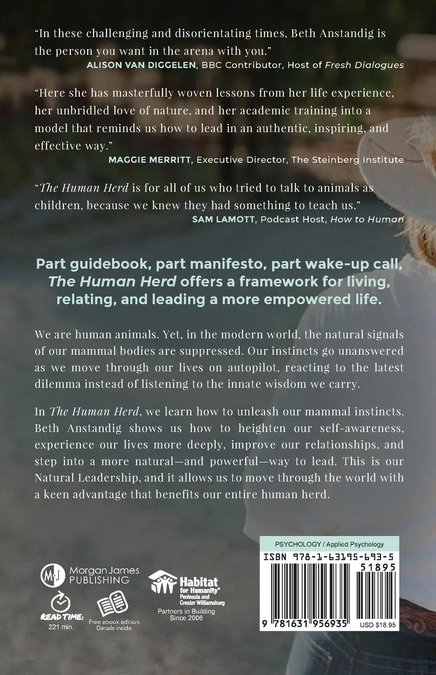 Rückseite: 9781631956935 | The Human Herd | Awakening Our Natural Leadership | Beth Anstandig