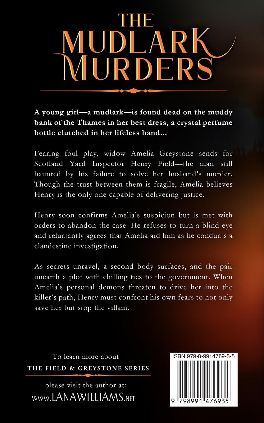 Rückseite: 9798991476935 | The Mudlark Murders | A Victorian Historical Murder Mystery | Williams