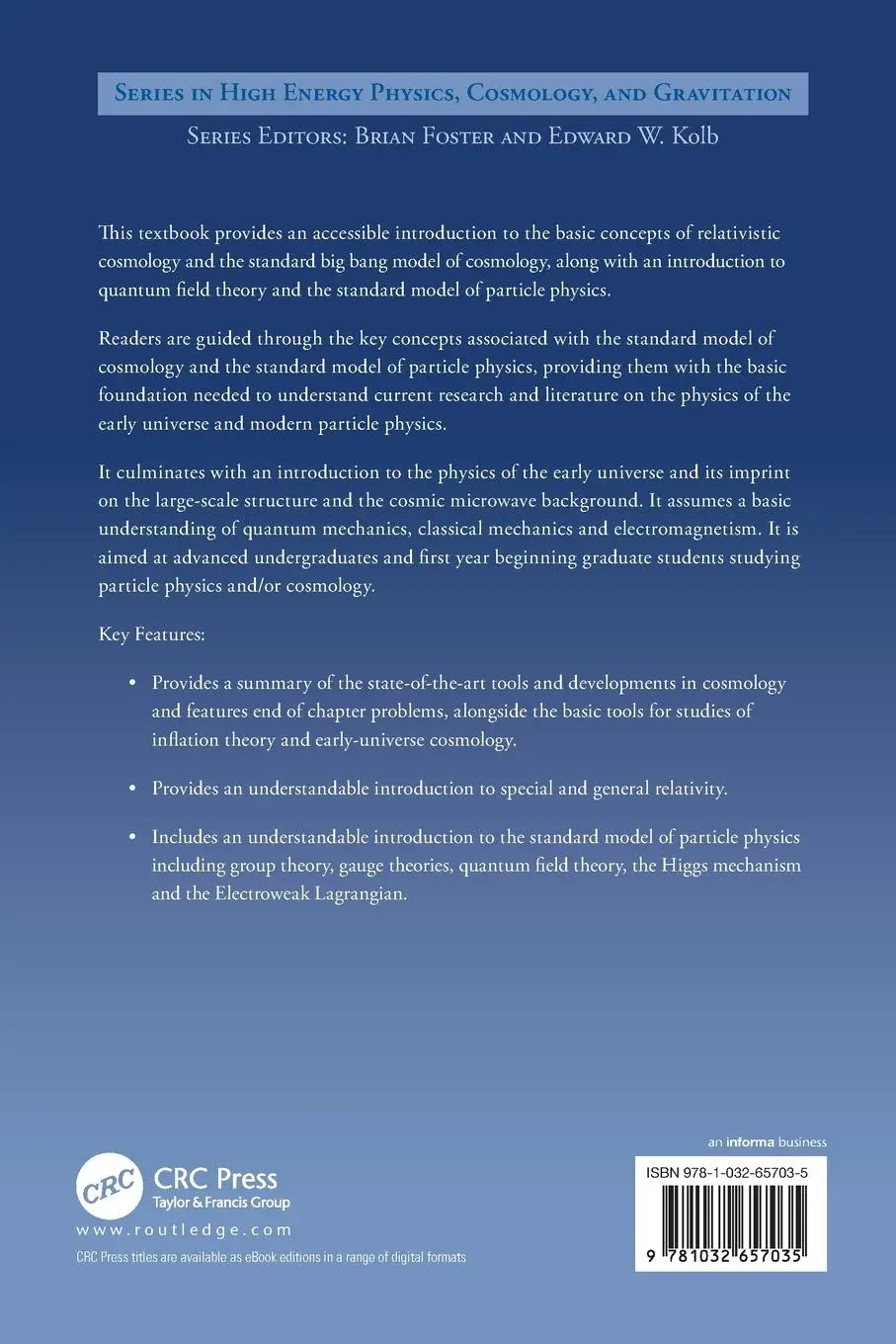 Rückseite: 9781032657035 | Introduction to Particle Physics and Cosmology | Grant Mathews (u. a.)