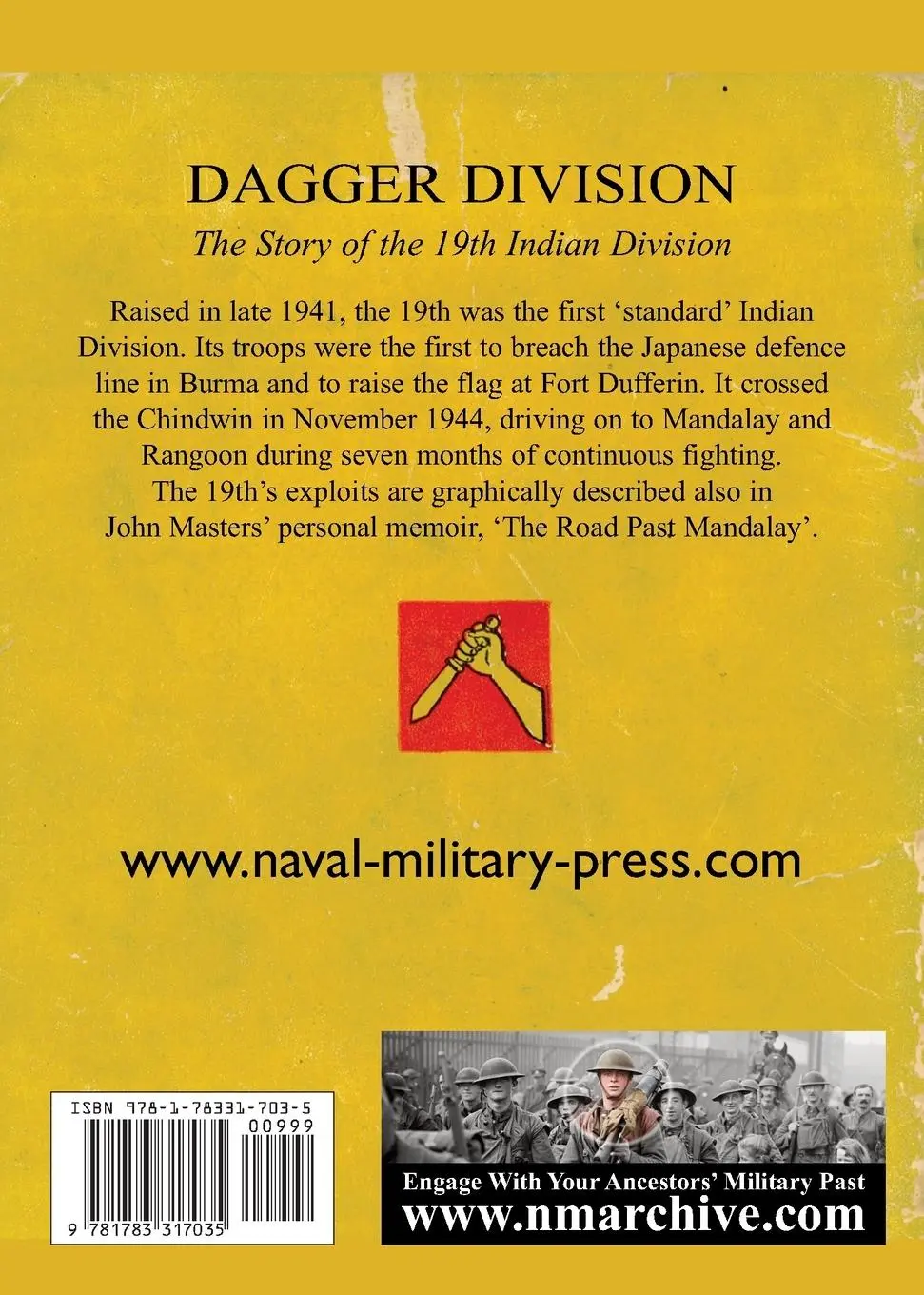 Rückseite: 9781783317035 | Dagger Division: The Story of the 19th Indian Division | Taschenbuch