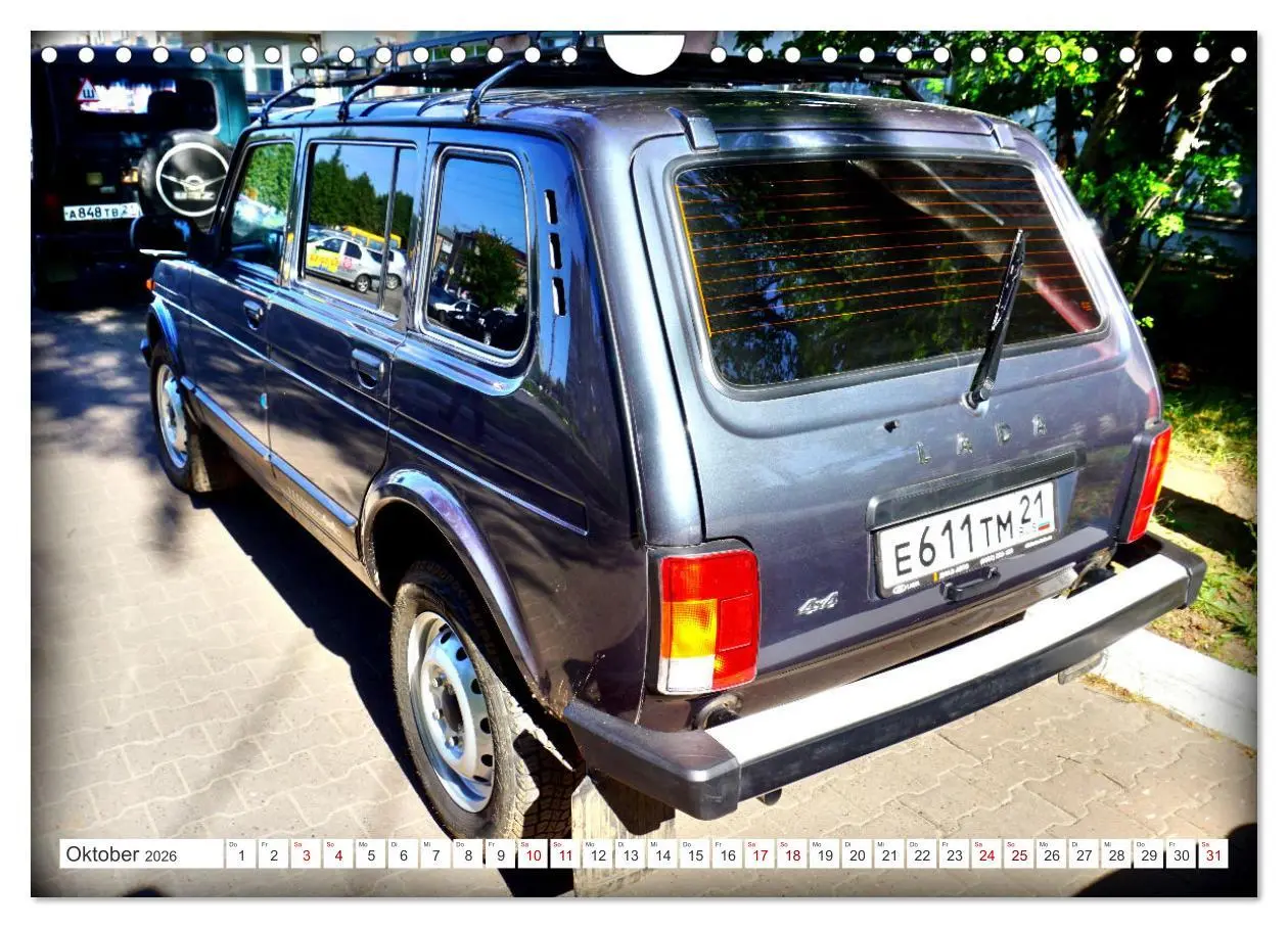 Bild: 9783457577035 | LADA NIVA - 4x4 aus der UdSSR (Wandkalender 2026 DIN A4 quer),...
