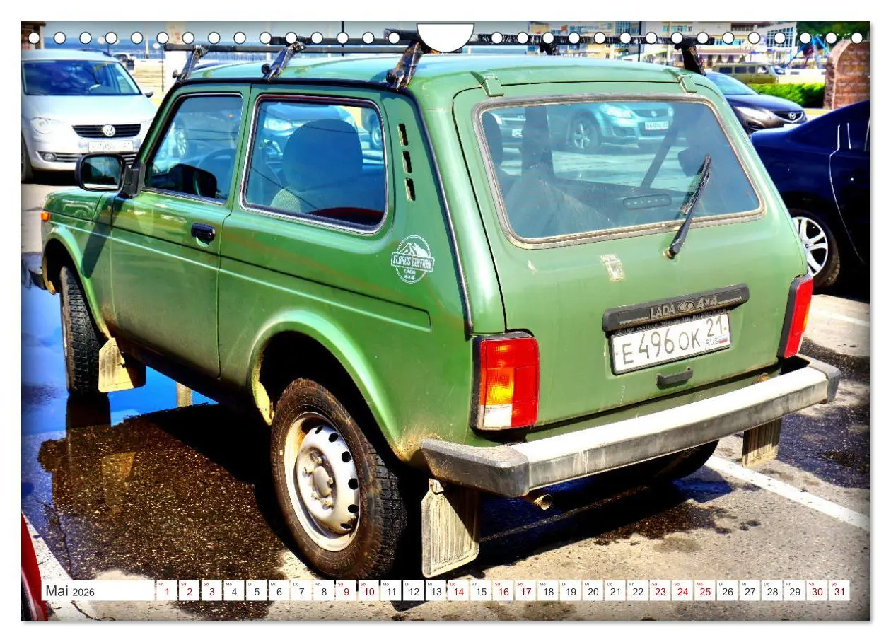 Bild: 9783457577035 | LADA NIVA - 4x4 aus der UdSSR (Wandkalender 2026 DIN A4 quer),...