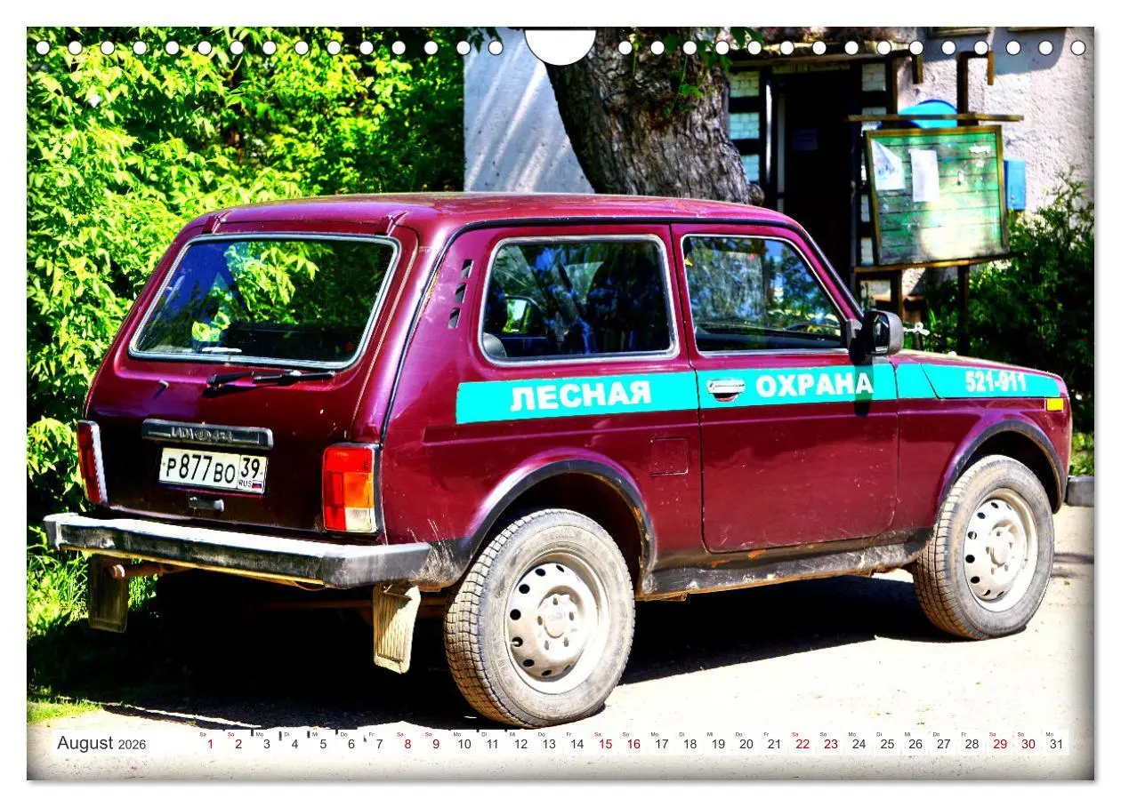 Bild: 9783457577035 | LADA NIVA - 4x4 aus der UdSSR (Wandkalender 2026 DIN A4 quer),...