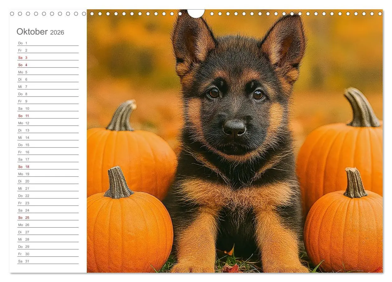 Bild: 9783457647035 | Schäferhundliebe - Deine tägliche Dosis Welpenfreude - ganz ohne...