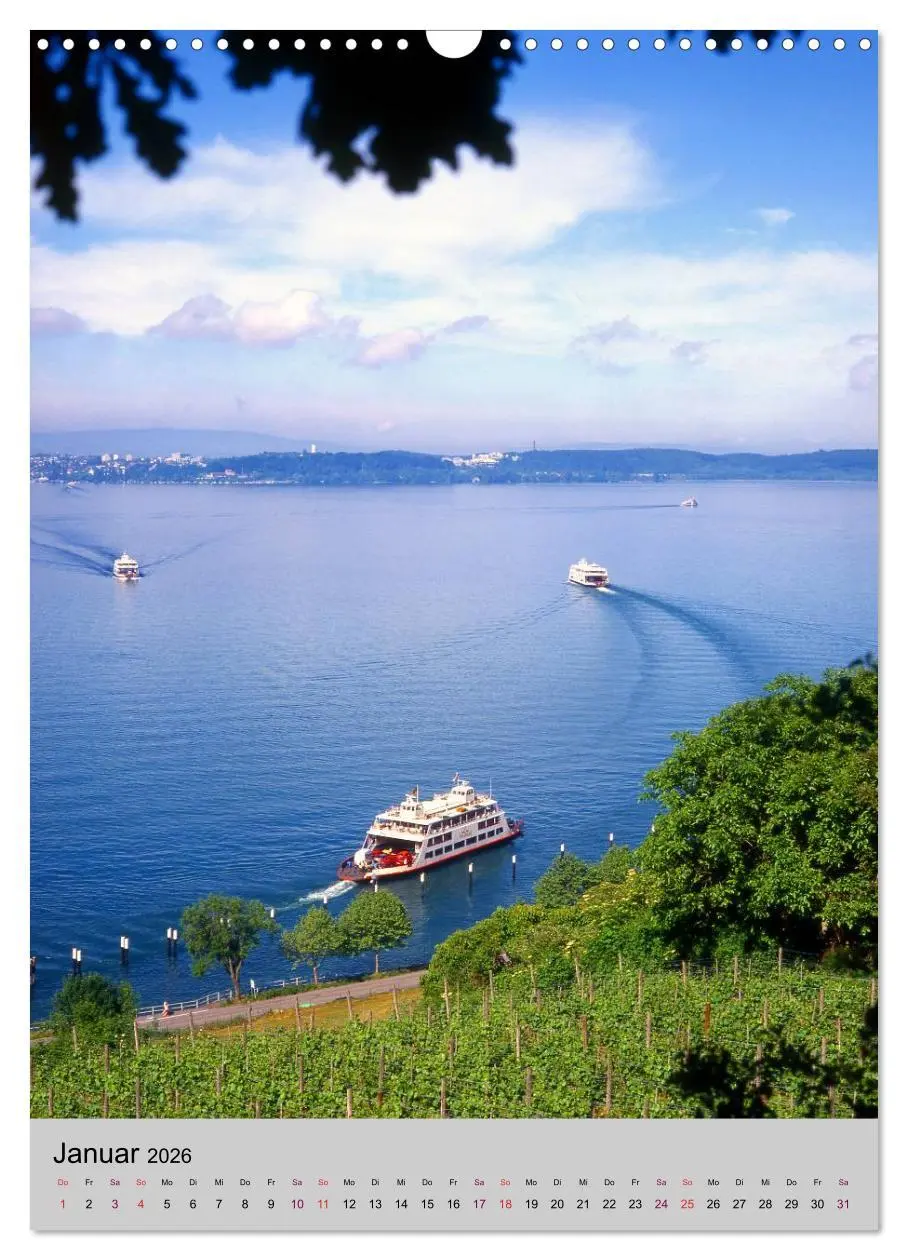 Bild: 9783516427035 | Der Bodensee mit seinen Sehenswürdigkeiten (Wandkalender 2026 DIN...