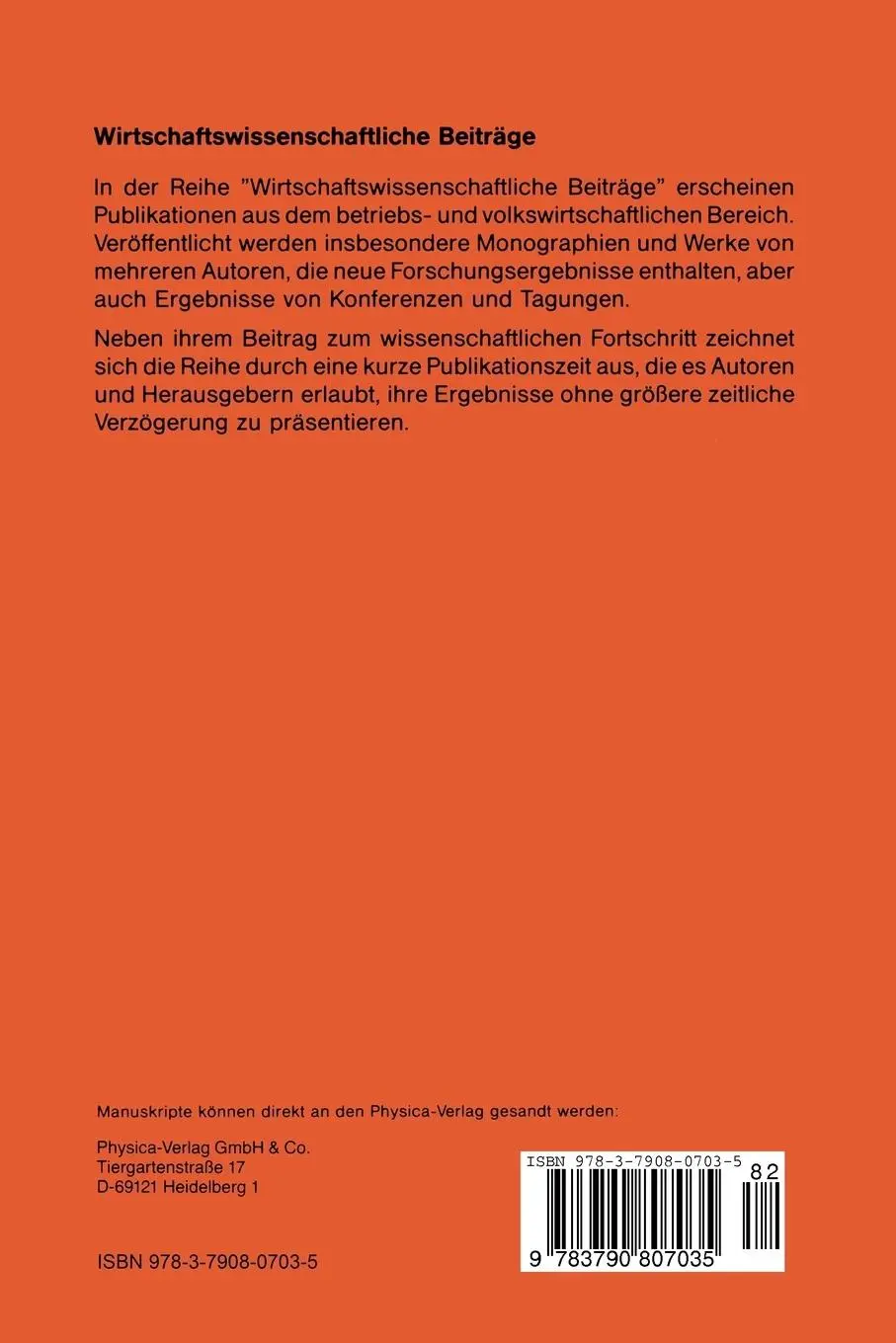 Rückseite: 9783790807035 | Kausalanalyse makroökonomischer Zusammenhänge mit latenten Variablen