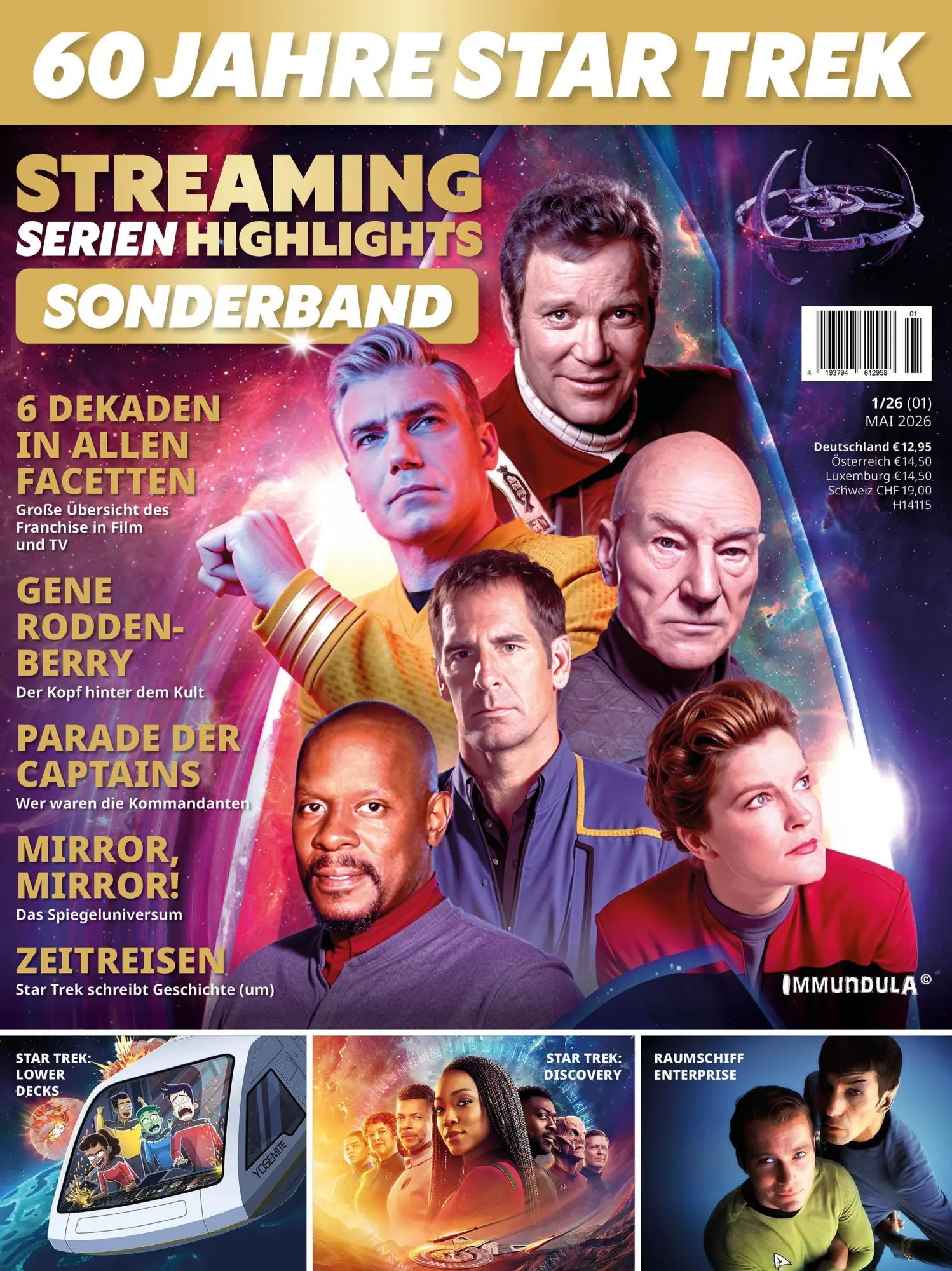 Cover: 9783959367035 | STREAMING SERIEN HIGHLIGHTS. Sonderband: 60 Jahre STAR TREK | Deutsch
