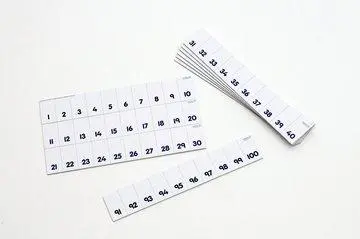 Cover: 9780198487135 | Numicon: Card 1-100 Number Track | Oxford University Press | Poster