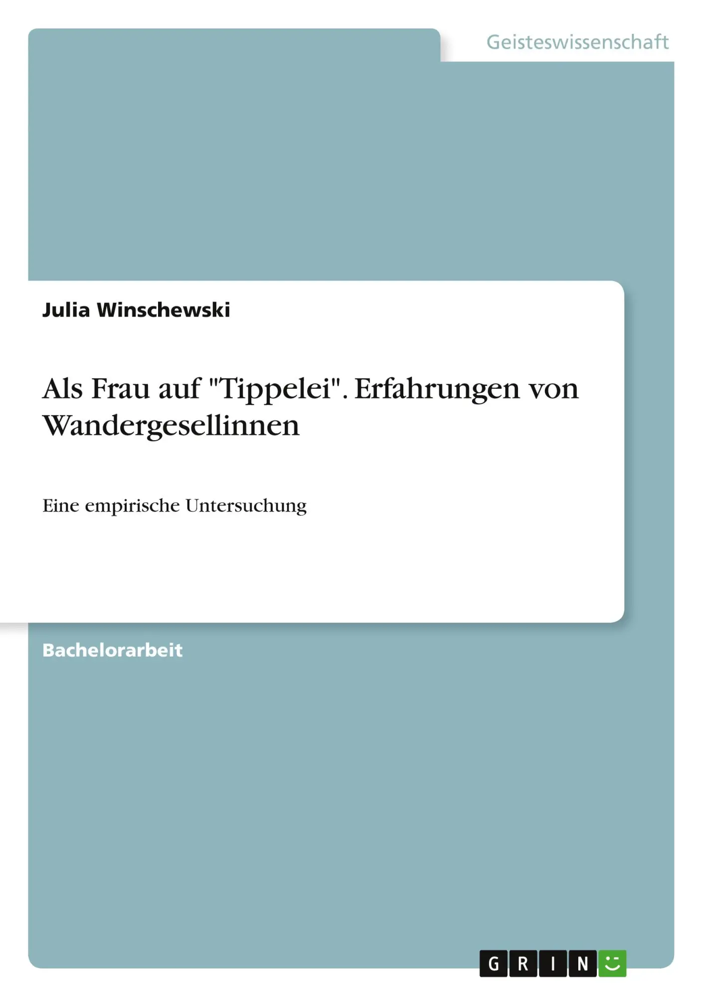 Cover: 9783346447135 | Als Frau auf "Tippelei". Erfahrungen von Wandergesellinnen | Buch