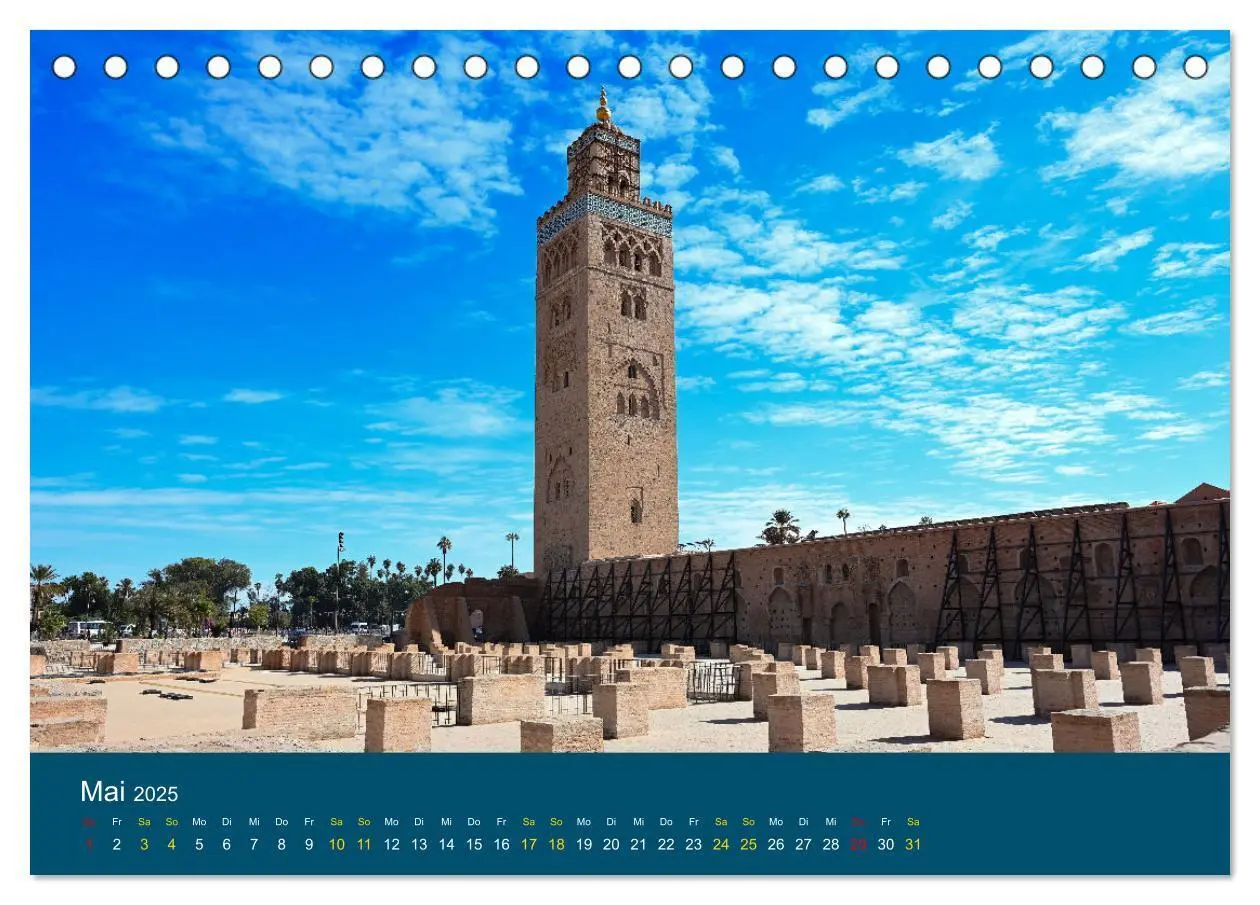 Bild: 9783383767135 | Marrakesch Eine Stadt aus 1001 Nacht (Tischkalender 2025 DIN A5...