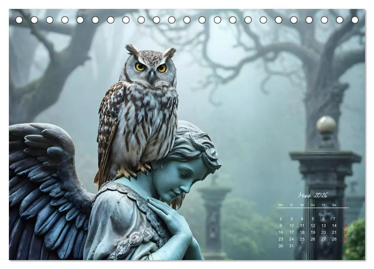 Bild: 9783457257135 | Schattenkuss - Tiere in den Armen der Nacht (Tischkalender 2026 DIN...