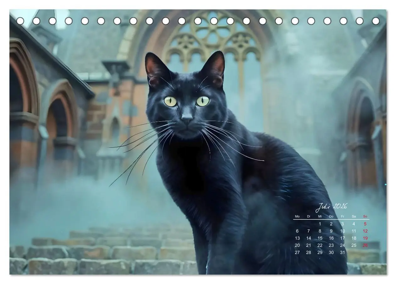 Bild: 9783457257135 | Schattenkuss - Tiere in den Armen der Nacht (Tischkalender 2026 DIN...
