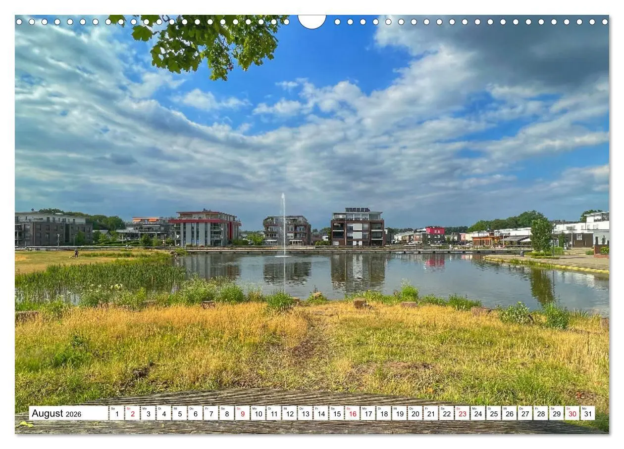 Bild: 9783457497135 | Lingen Ems (Wandkalender 2026 DIN A3 quer), CALVENDO Monatskalender