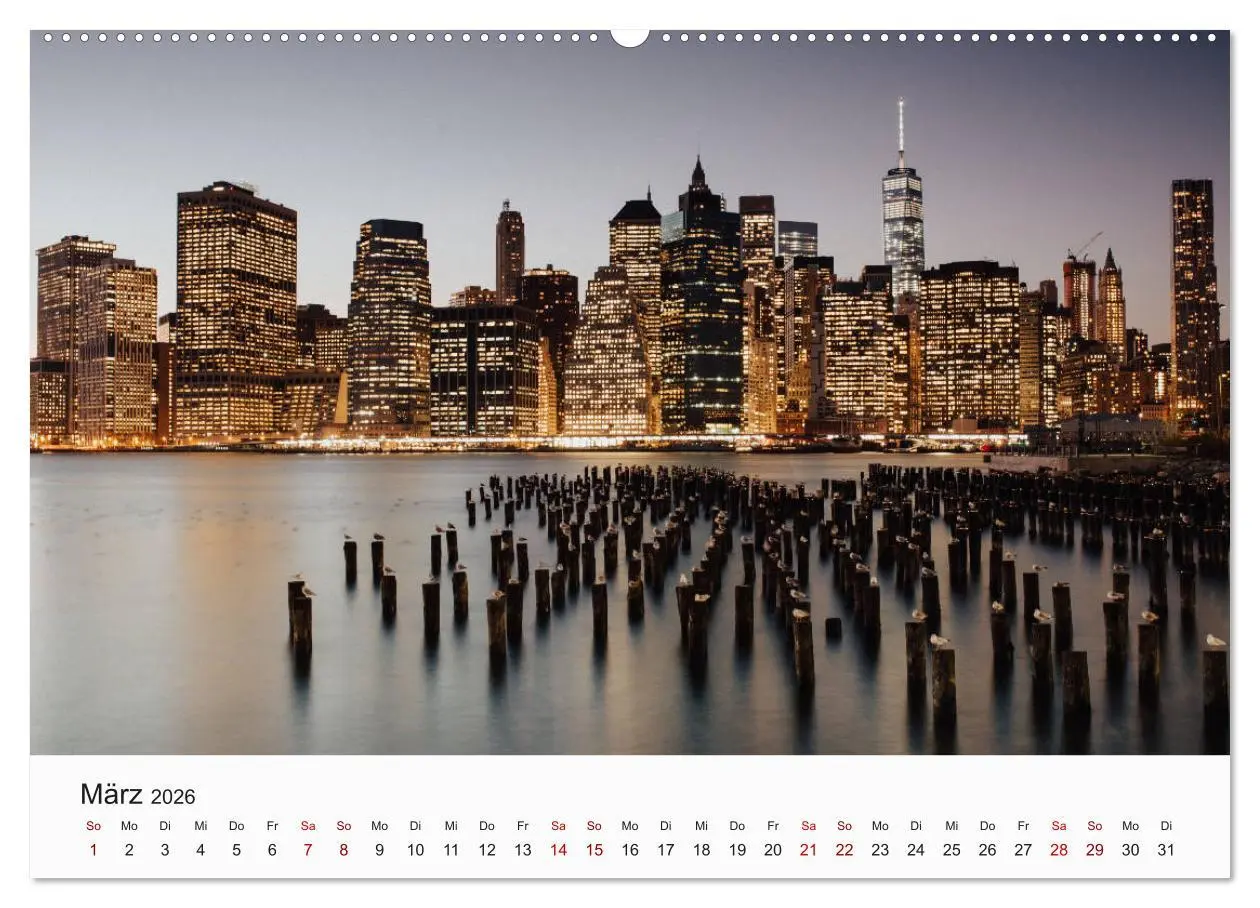 Bild: 9783457707135 | Traumstadt New York (hochwertiger Premium Wandkalender 2026 DIN A2...