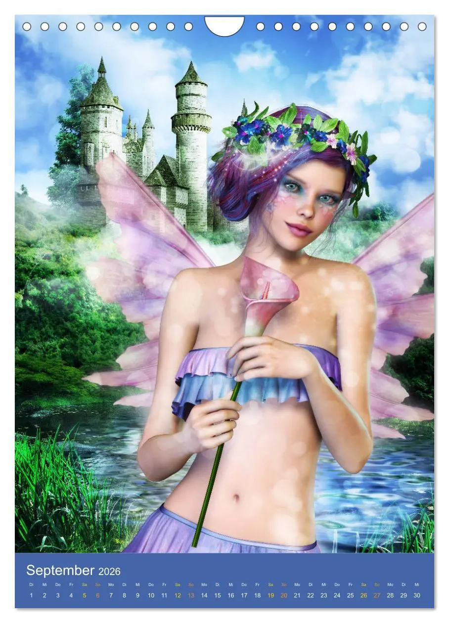 Bild: 9783516417135 | Fantasy Lichtwesen (Wandkalender 2026 DIN A4 hoch), CALVENDO...