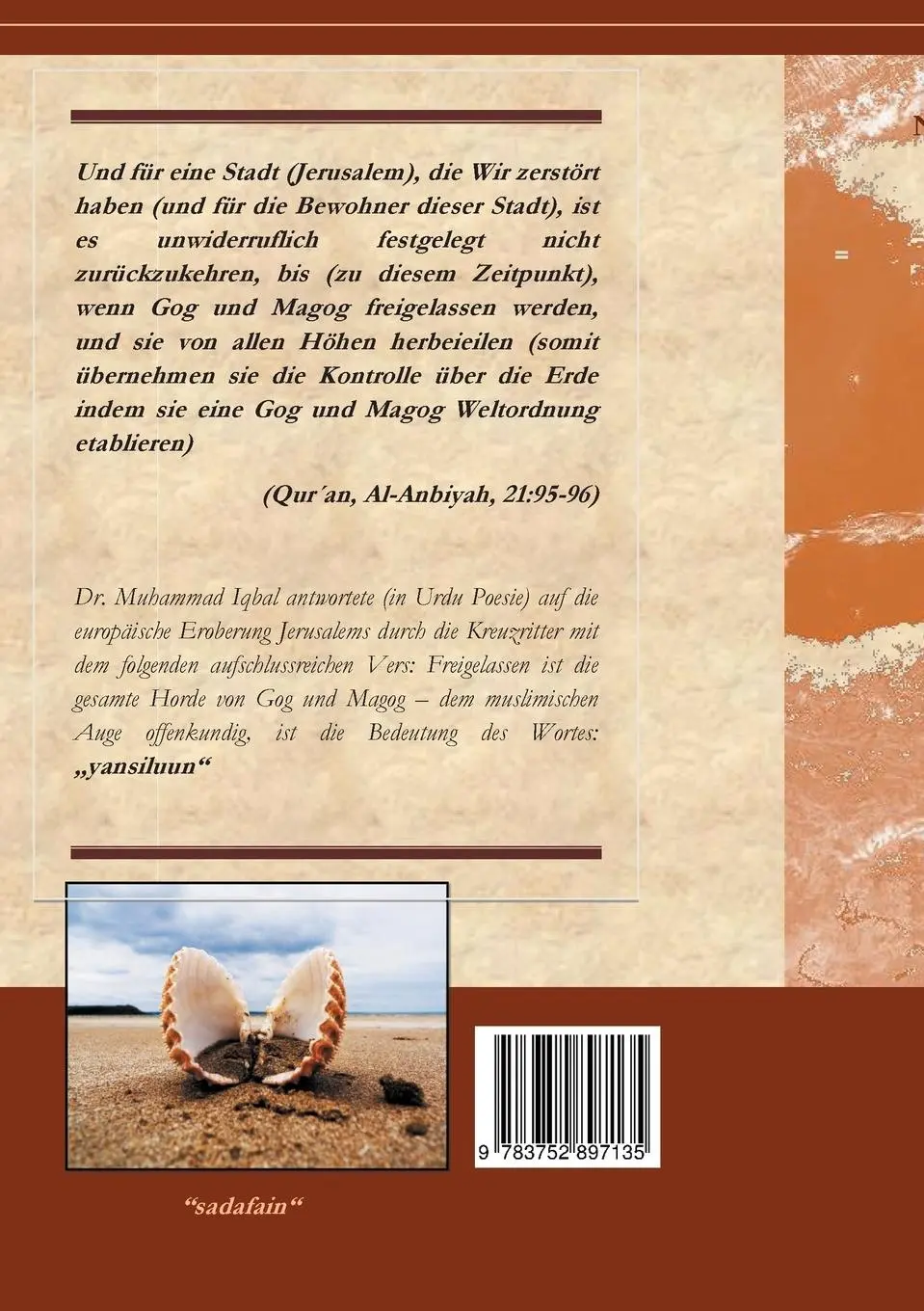 Rückseite: 9783752897135 | Eine islamische Sichtweise über Gog und Magog in der Welt der Moderne