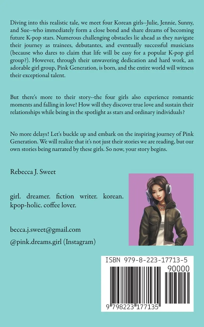 Rückseite: 9798223177135 | A K-Pop Story | The Rise of Pink Stars | Rebecca J. Sweet | Buch