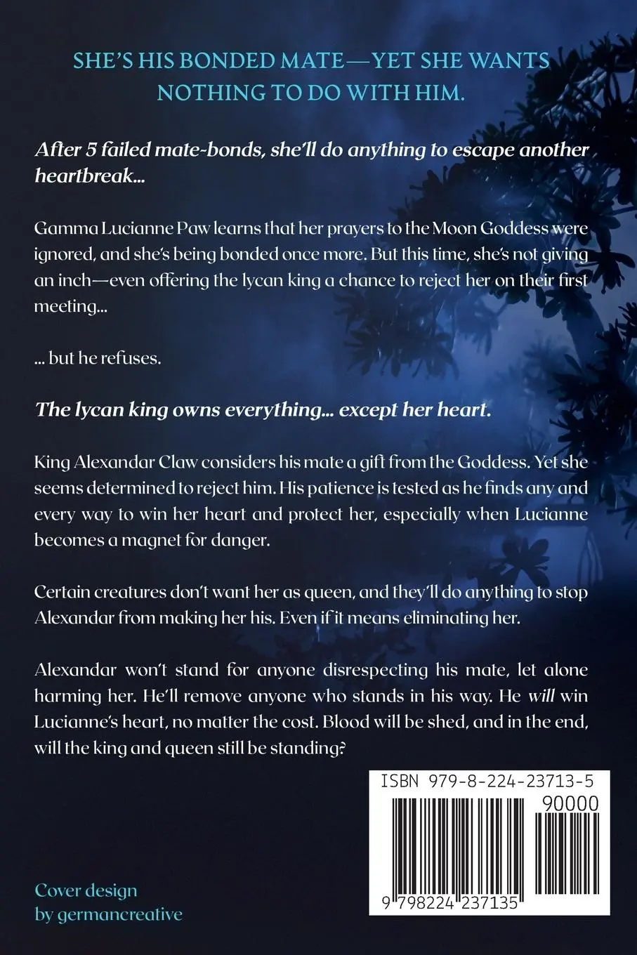 Rückseite: 9798224237135 | The 5-Time Rejected Gamma &amp; the Lycan King | Stina's Pen | Taschenbuch