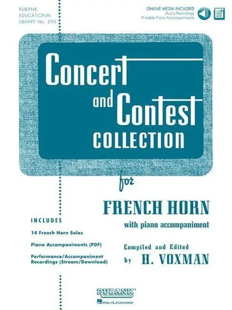 Cover: 9781423477235 | Concert and Contest Collection for French Horn Book/Online Media