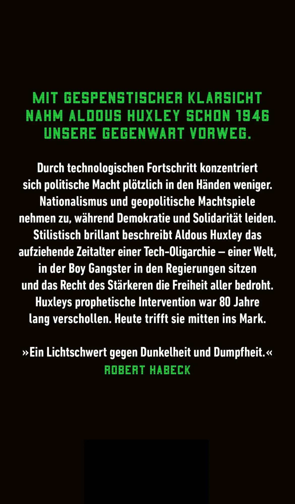 Bild: 9783446287235 | Zeit der Oligarchen | Über Wissenschaft, Freiheit und Frieden | Huxley