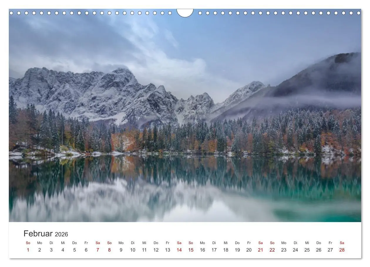 Bild: 9783457247235 | Bezaubernde Bergseen (Wandkalender 2026 DIN A3 quer), CALVENDO...