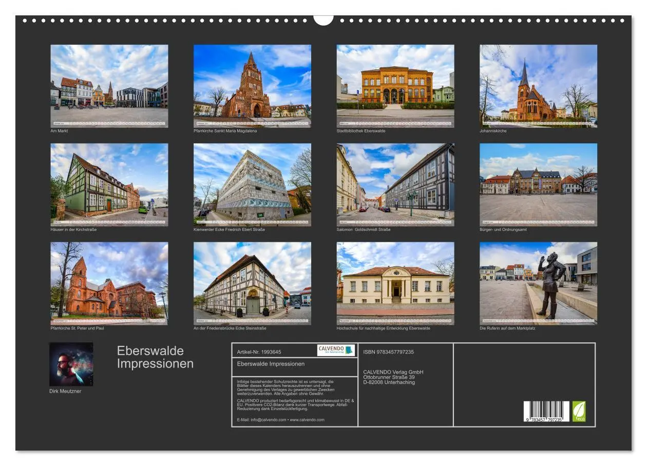 Bild: 9783457797235 | Eberswalde Impressionen (Wandkalender 2026 DIN A2 quer), CALVENDO...