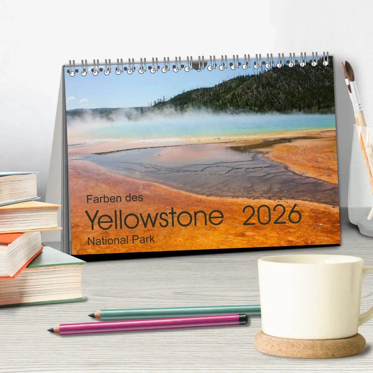 Bild: 9783457867235 | Farben des Yellowstone National Park 2026 (Tischkalender 2026 DIN...