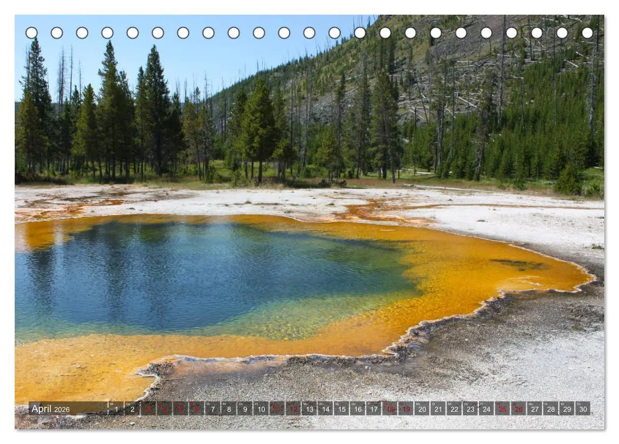 Bild: 9783457867235 | Farben des Yellowstone National Park 2026 (Tischkalender 2026 DIN...