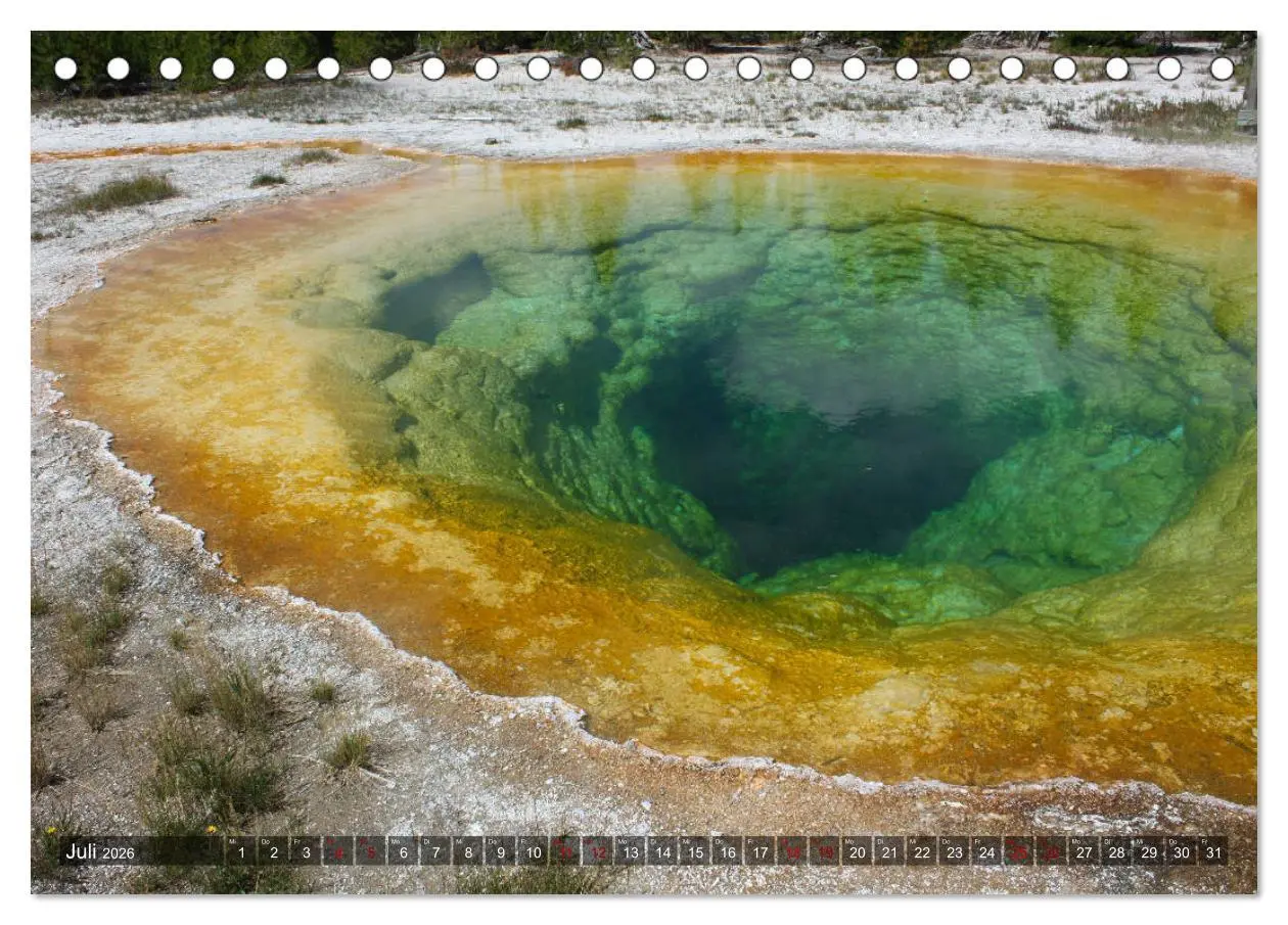 Bild: 9783457867235 | Farben des Yellowstone National Park 2026 (Tischkalender 2026 DIN...