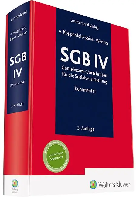 Cover: 9783472097235 | SGB IV - Kommentar | Katharina v. Koppenfels-Spies (u. a.) | Buch