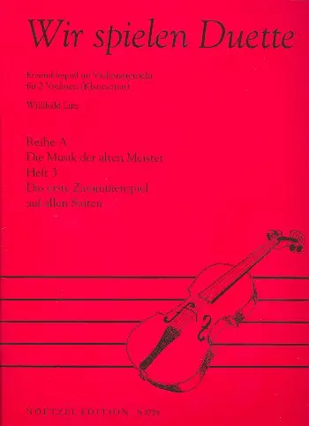 Cover: 9790204537235 | Wir Spielen Duette A 3 | Lutz | Buch | Heinrichshofen Verlag