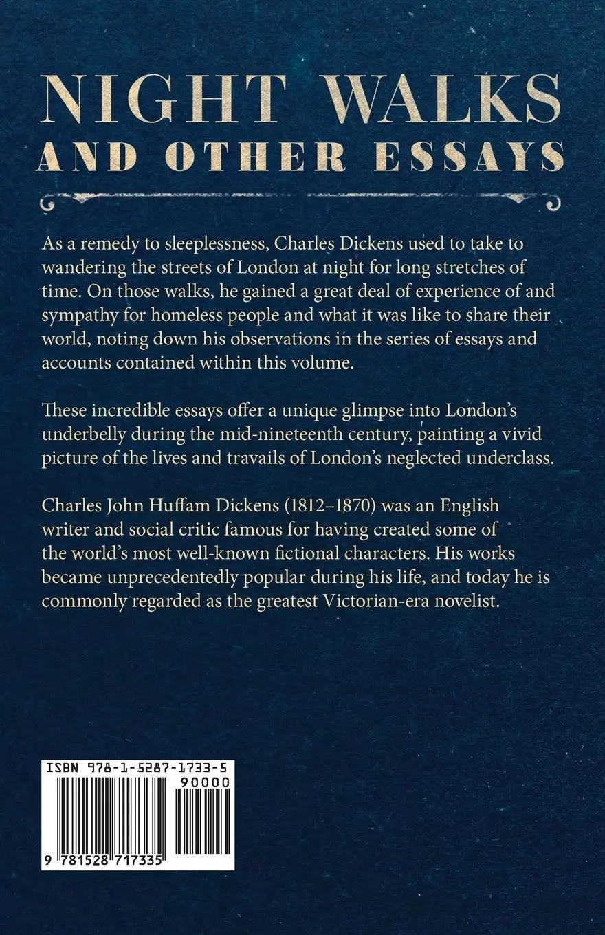 Rückseite: 9781528717335 | Night Walks | And Other Essays | Charles Dickens | Taschenbuch | 2020