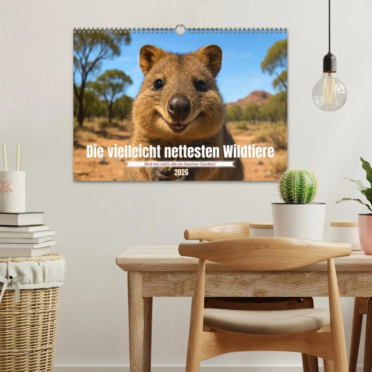 Bild: 9783516637335 | Die vielleicht nettesten Wildtiere (Wandkalender 2026 DIN A3 quer),...