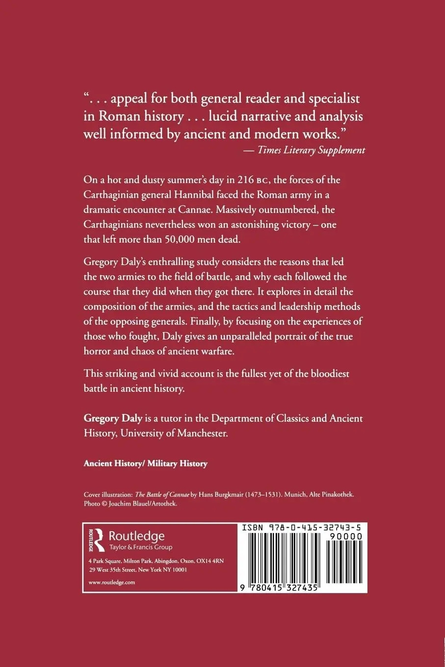 Rückseite: 9780415327435 | Cannae | Gregory Daly | Taschenbuch | Einband - flex.(Paperback)