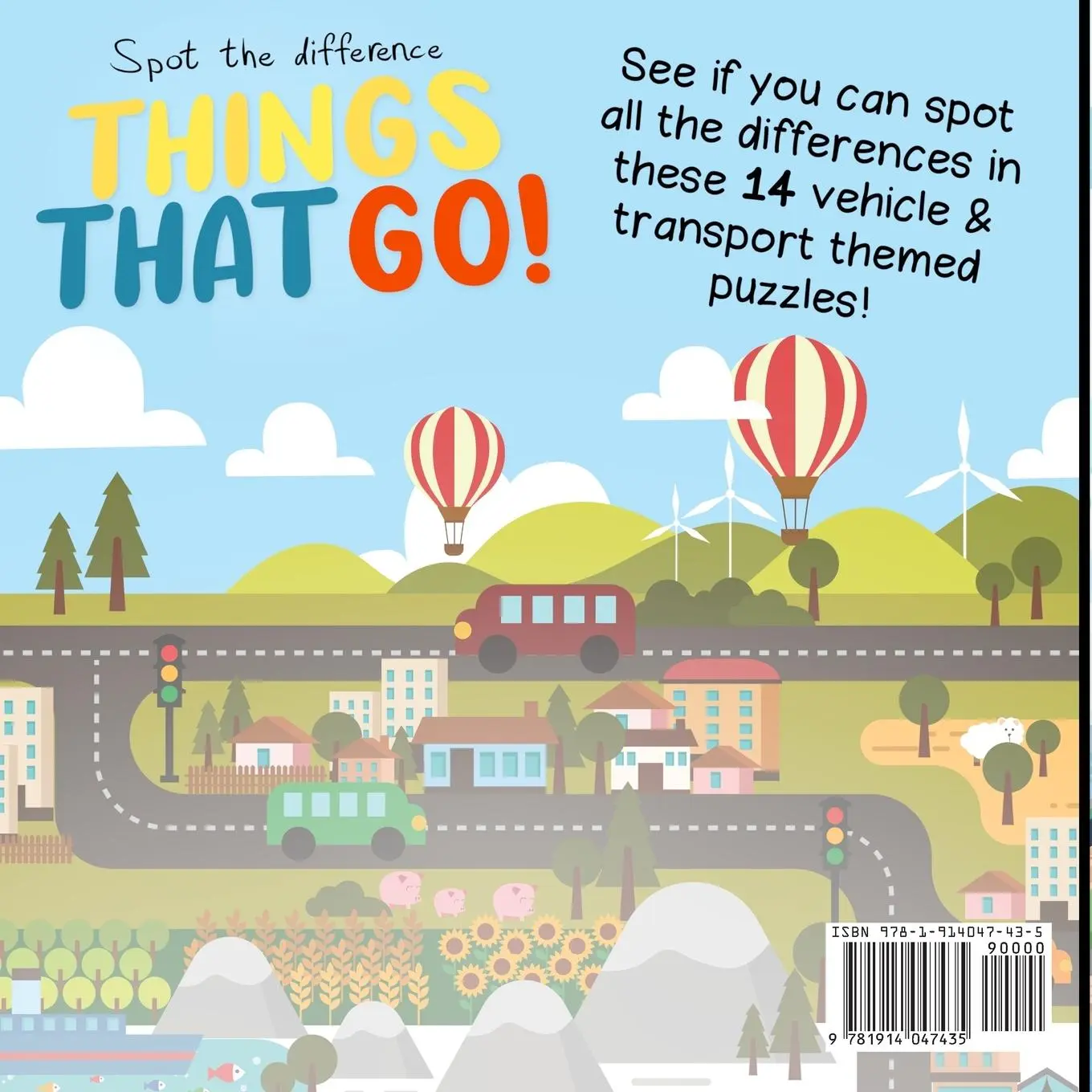 Rückseite: 9781914047435 | Spot the Difference - Things That Go! | Webber Books | Taschenbuch