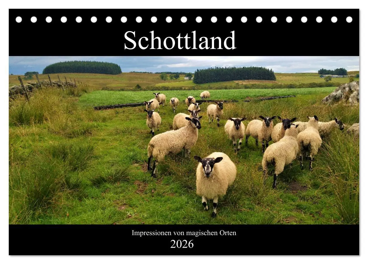 Cover: 9783457917435 | Schottland - Impressionen von magischen Orten (Tischkalender 2026...